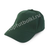 Тёмно-зелёная бейсболка фото